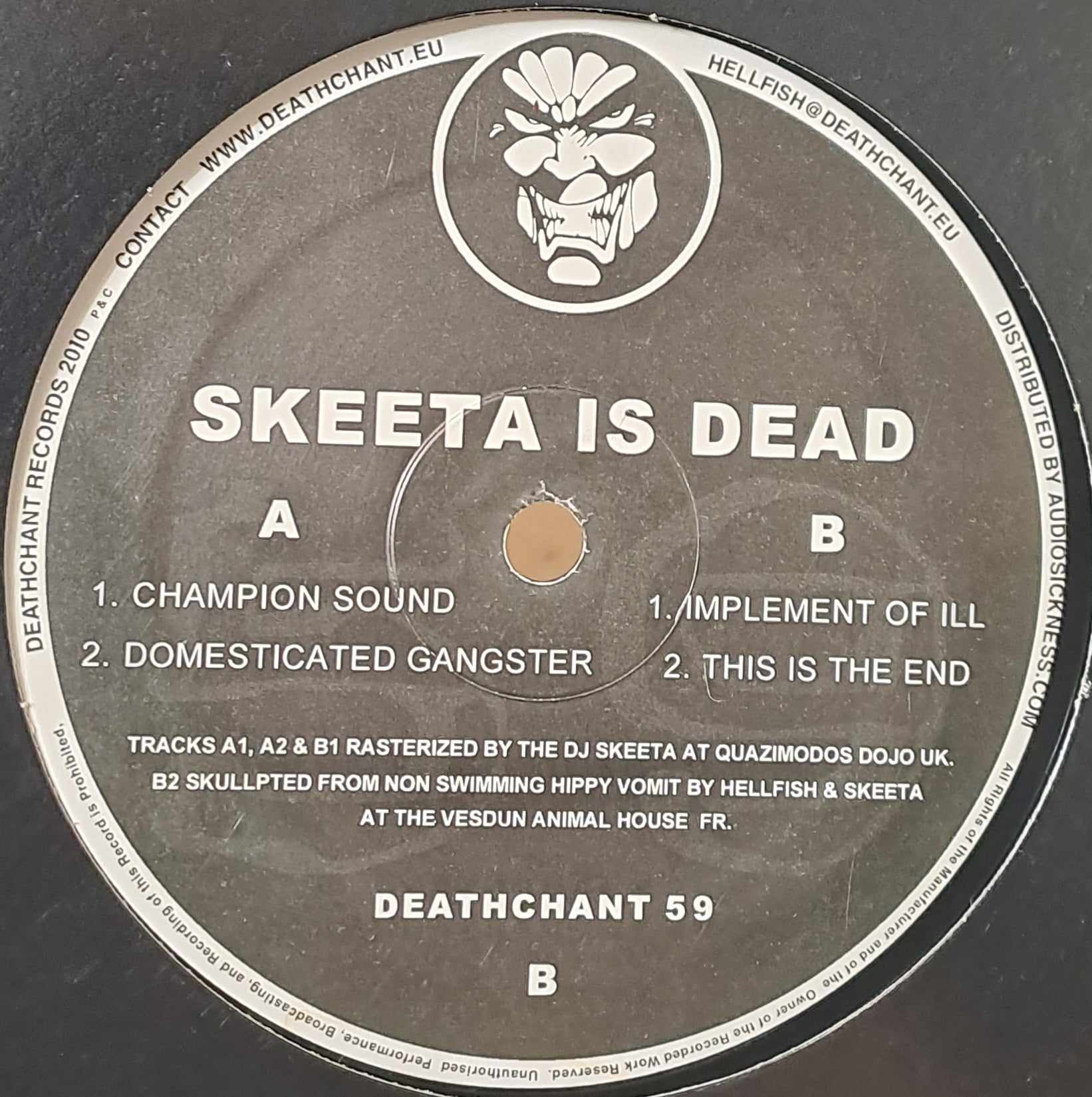 Deathchant 59 - vinyle hardcore